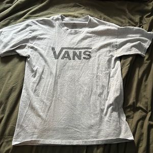 Light grey Vans short sleeve T-shirt, Size large